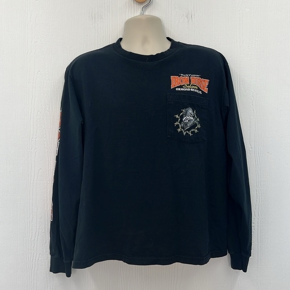 Jensen - 2006 Bike Week Iron Horse American Gothic Skeletons Long Sleeve T SZ L - Picture 2 of 11